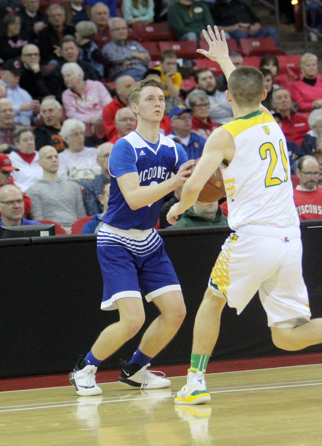 McDonell boys basketball vs Sheboygan Area Lutheran 3-15-19